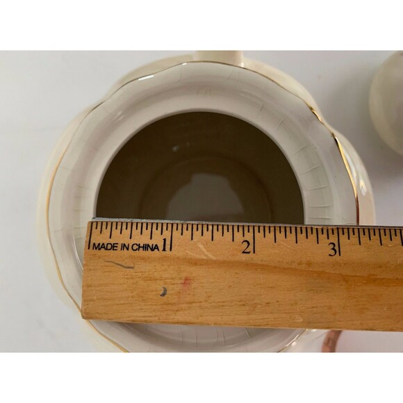 Arthur Wood  England Vintage Round Porcelain Teapot # 5906 Floral Design - Picture 11 of 11